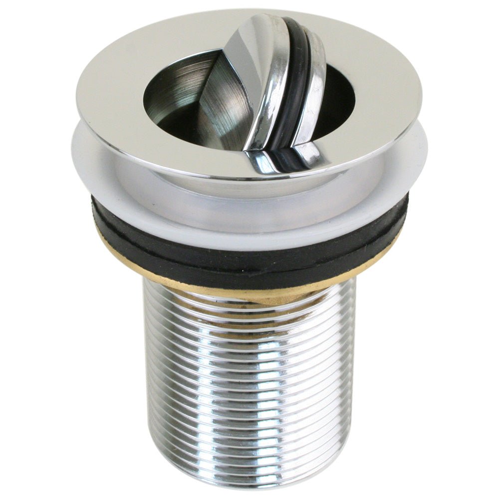 Scandvik Sink Drain w/Flip Stopper - Chrome Plated Brass - Marine Parts OnlyMarine Plumbing & VentilationScandvik