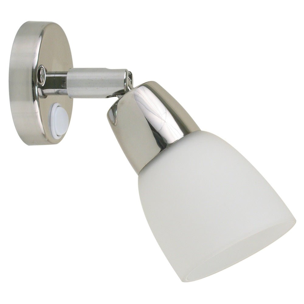 Scandvik SS Reading Light w/Frosted Glass Shade - 10 - 30V - Marine Parts OnlyLightingScandvik