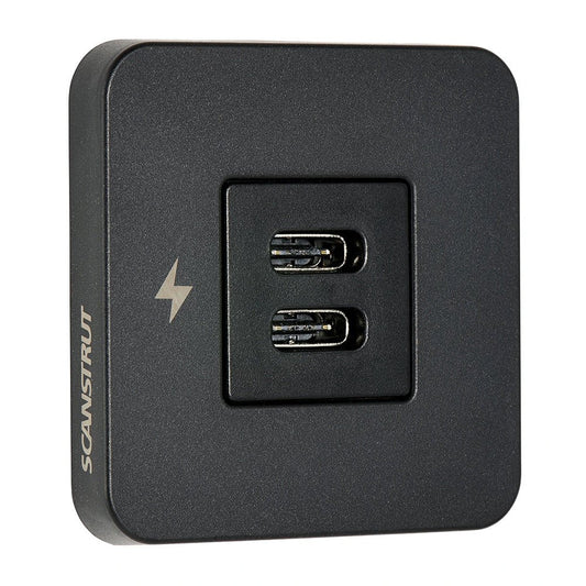 Scanstrut TILE USB - C Interior Charging Socket - 12/24V - Black Bezel - Marine Parts OnlyElectricalScanstrut