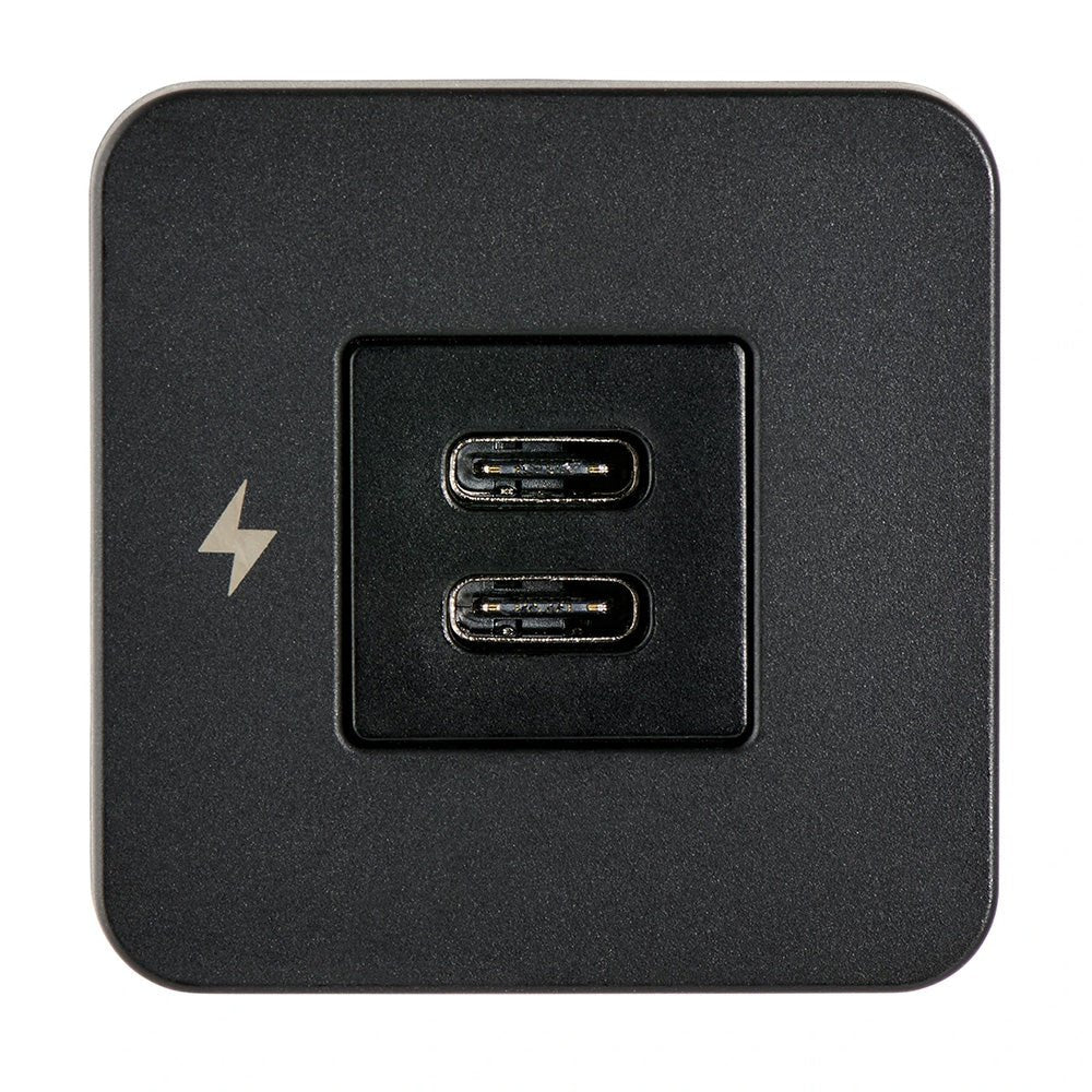 Scanstrut TILE USB - C Interior Charging Socket - 12/24V - Black Bezel - Marine Parts OnlyElectricalScanstrut