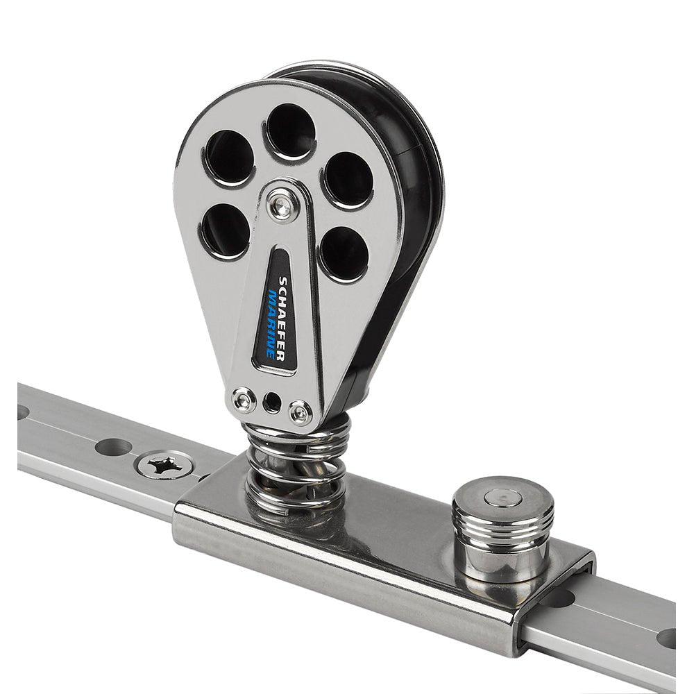 Schaefer Spring Loaded/Lined Slide/Stainless Steel f/1 - 1/4" T - Track - Marine Parts OnlySailingSchaefer Marine