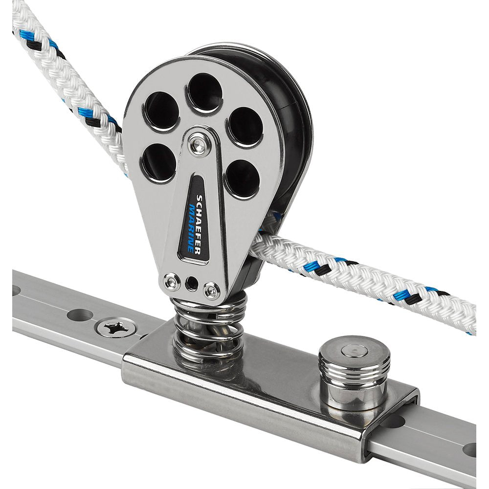 Schaefer Spring Loaded/Lined Slide/Stainless Steel f/1 - 1/4" T - Track - Marine Parts OnlySailingSchaefer Marine