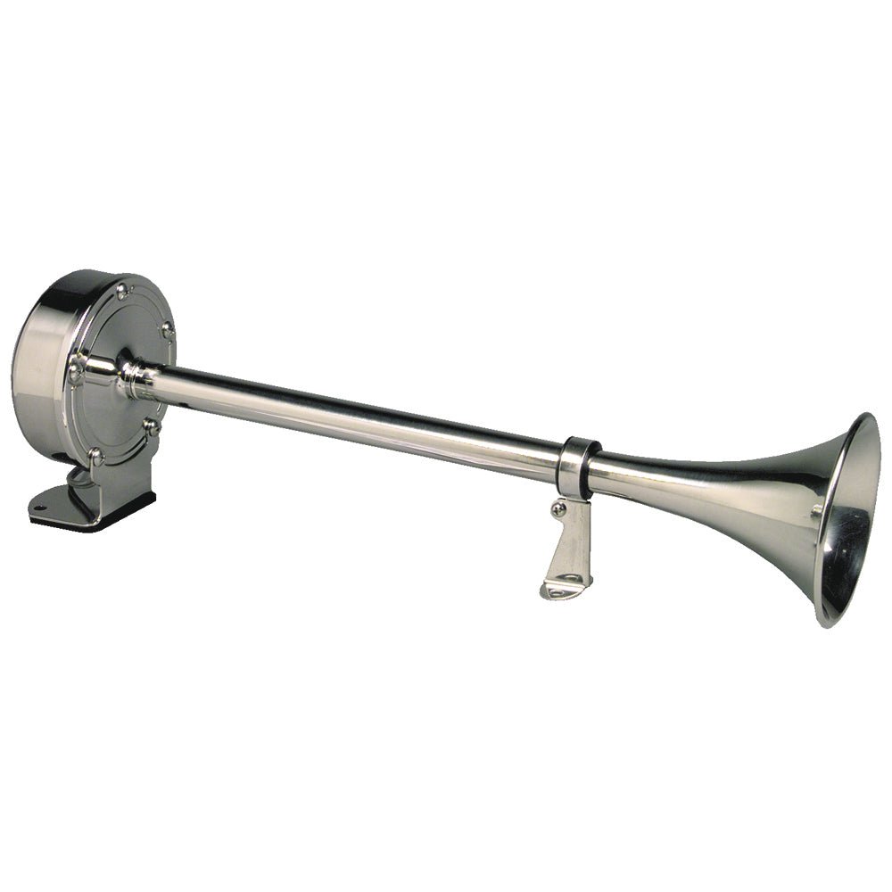 Schmitt Marine Deluxe All - Stainless Single Trumpet Horn - 24V - Marine Parts OnlyBoat OutfittingSchmitt Marine
