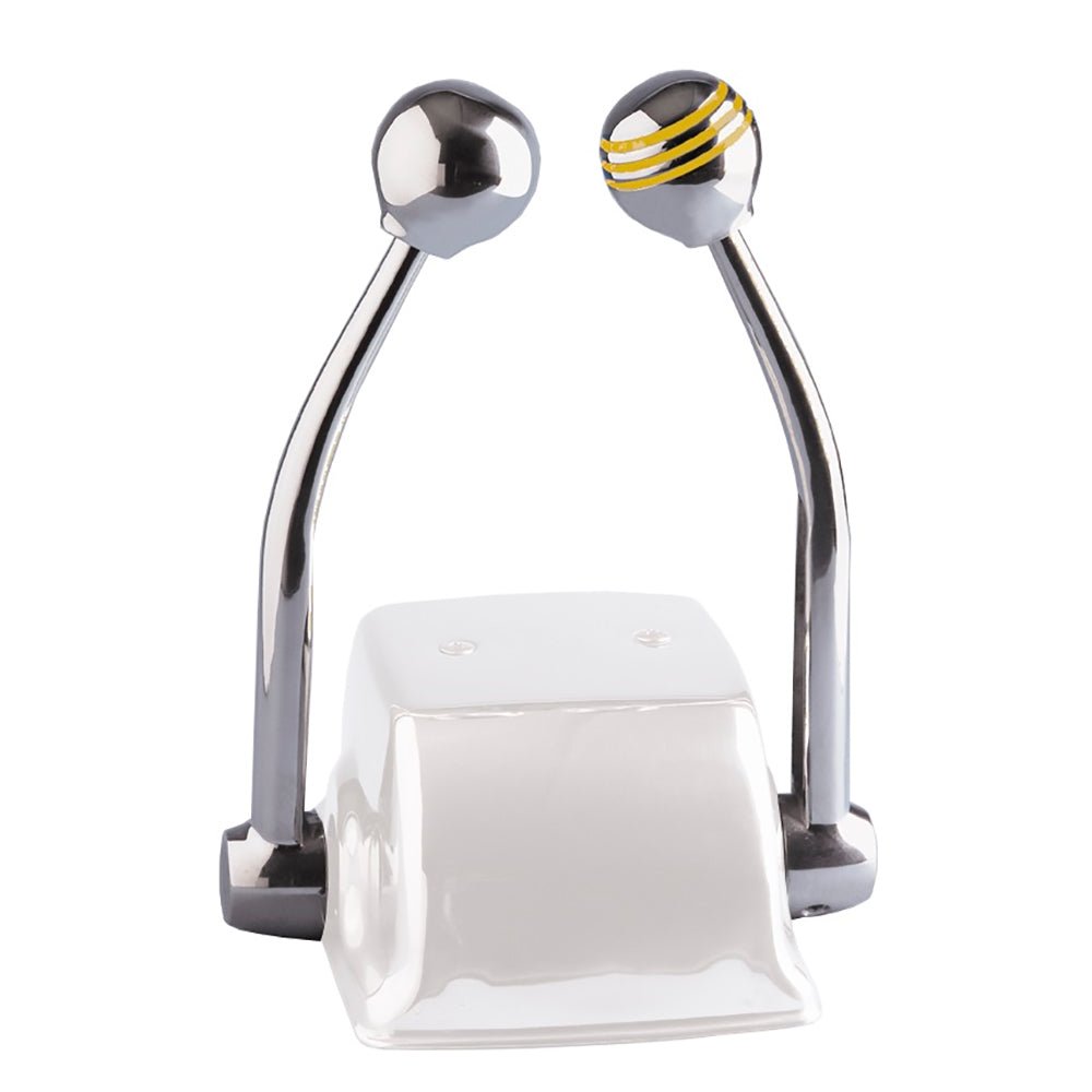 Schmitt Marine Standard Control Arm Set w/Gold Throttle Knob & Plain Shift Knob - Marine Parts OnlyBoat OutfittingSchmitt Marine