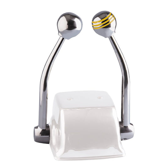 Schmitt Marine Standard Control Arm Set w/Gold Throttle Knob & Plain Shift Knob - Marine Parts OnlyBoat OutfittingSchmitt Marine