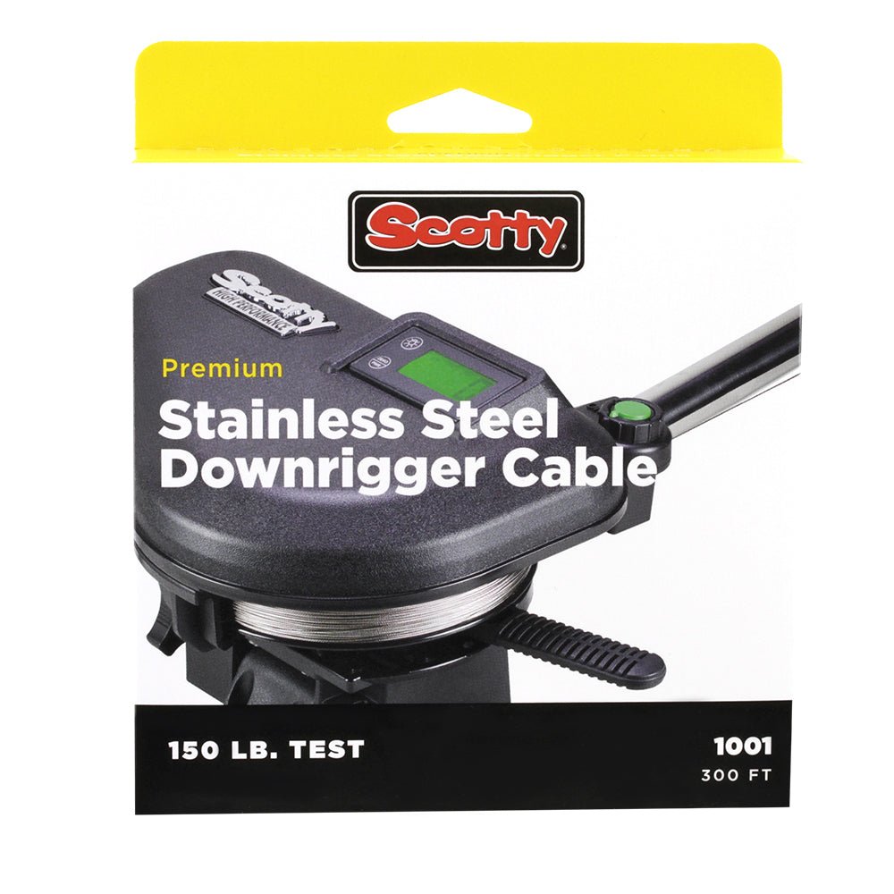 Scotty 300ft Premium Stainless Steel Replacement Cable - Marine Parts OnlyHunting & FishingScotty