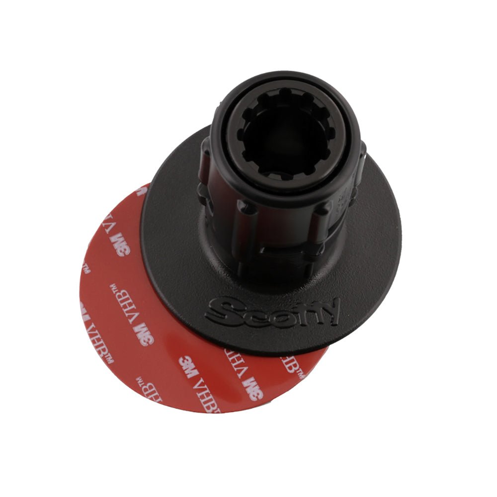 Scotty 448 Stick - On Mount w/Gear - Head Adapter - 3" Pad - Marine Parts OnlyPaddlesportsScotty