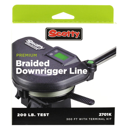 Scotty Premium Power Braid Downrigger Line - 300ft of 200lb Test - Marine Parts OnlyHunting & FishingScotty