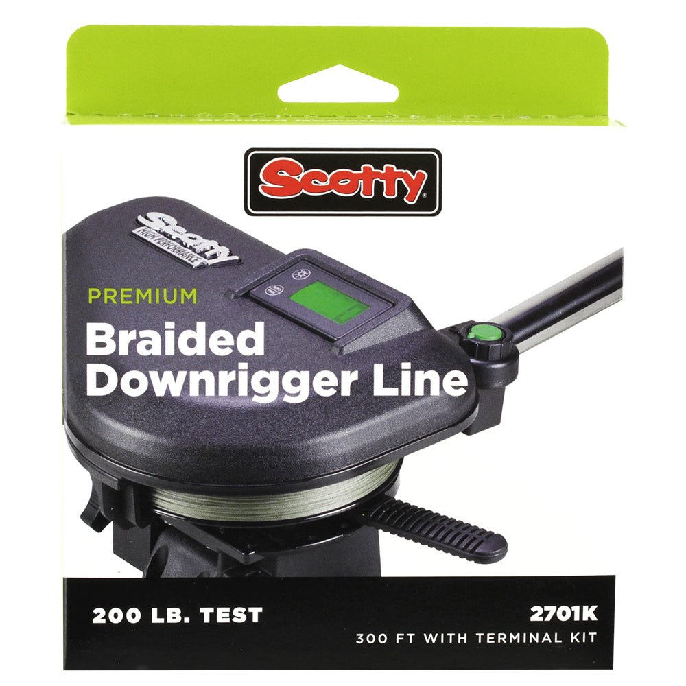 Scotty Premium Power Braid Downrigger Line - 400ft of 200lb Test - Marine Parts OnlyHunting & FishingScotty