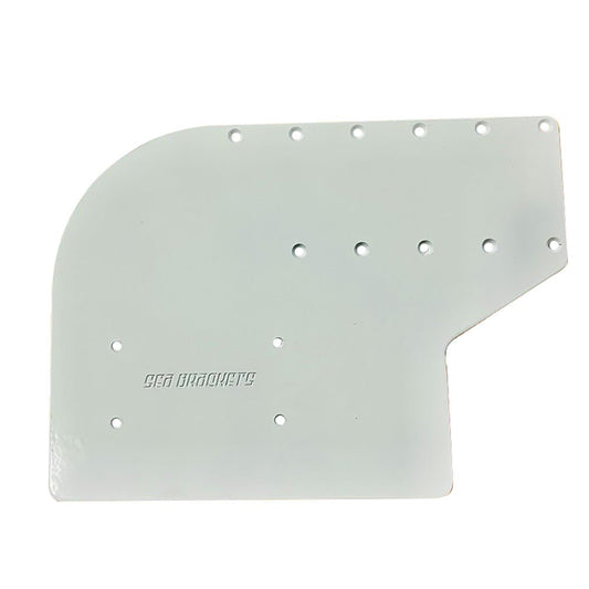Sea Brackets Small Offset Trolling Motor Plate f/Garmin&rsquo;s Kraken - Marine Parts OnlyBoat OutfittingSea Brackets