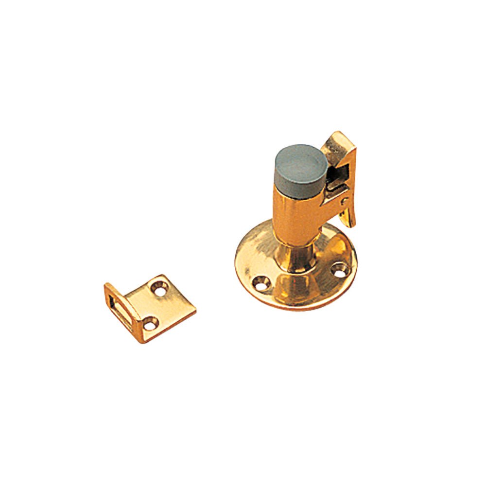 Sea - Dog Door Stop &amp; Catch - Brass - 2" - Marine Parts OnlyMarine HardwareSea - Dog