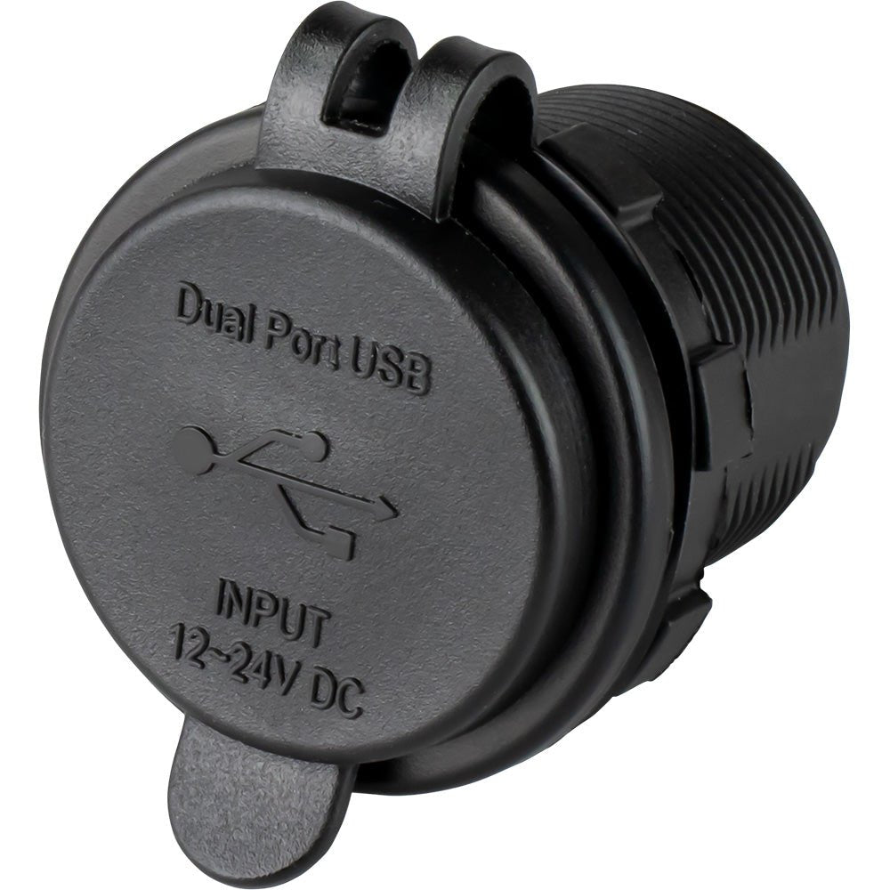Sea - Dog Round Dual USB &amp; USB - C Power Socket - Marine Parts OnlyElectricalSea - Dog