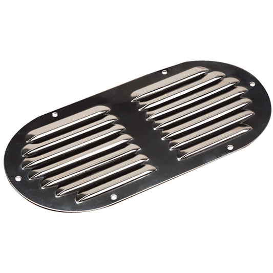 Sea - Dog Stainless Steel Louvered Vent - Oval - 9 - 1/8" x 4 - 5/8" - Marine Parts OnlyMarine HardwareSea - Dog