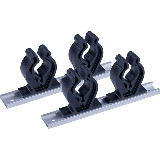 Sea - Dog Track Rod Holder - 7" Tracks - 4 Rod Clips - Marine Parts OnlyHunting & FishingSea - Dog