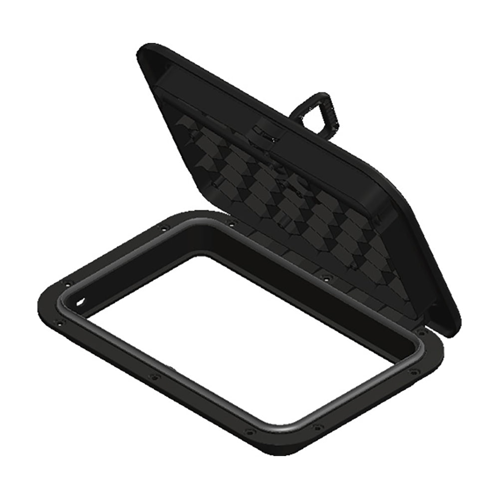 Sea - Dog Triple Lock Rectangular Marine Hatch - 10" x 14" - Black - Marine Parts OnlyMarine HardwareSea - Dog