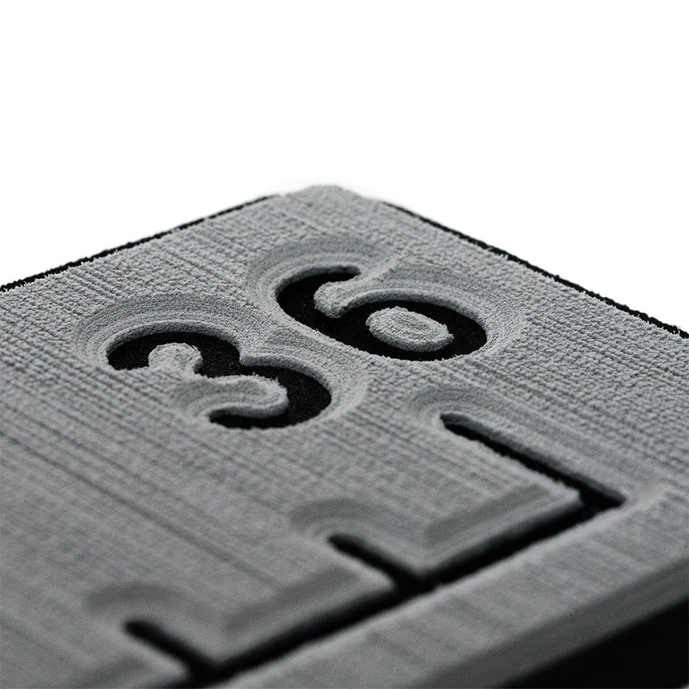 SeaDek 36&rdquo; Routed Ruler - 6mm - Brushed Texture - Storm Grey/Black - Marine Parts OnlyBoat OutfittingSeaDek