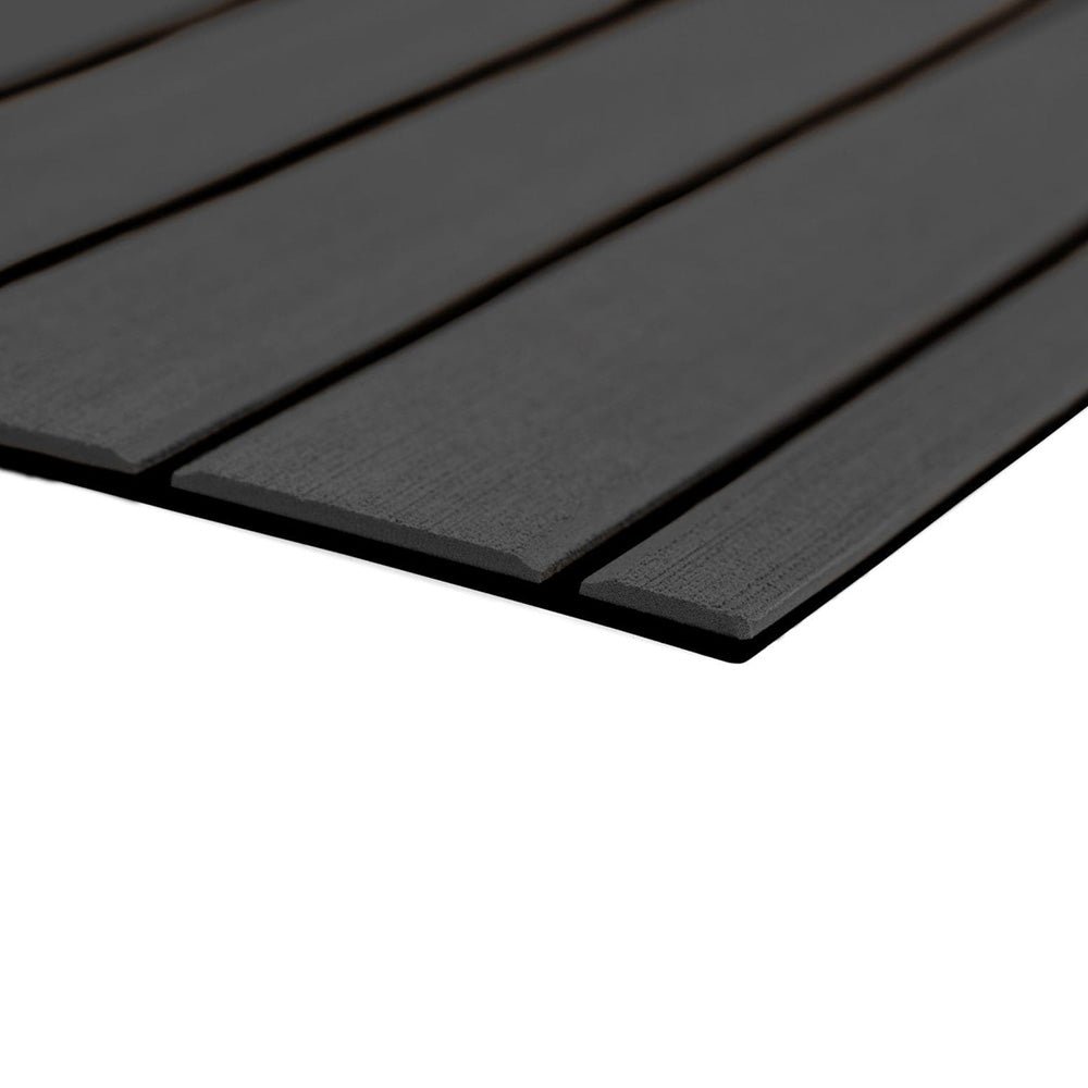 SeaDek 40" x 80" 6mm Teak Full Sheet - Brushed Texture - Dark Grey/Black (1016mm x 2032mm x 6mm) - Marine Parts OnlyBoat OutfittingSeaDek
