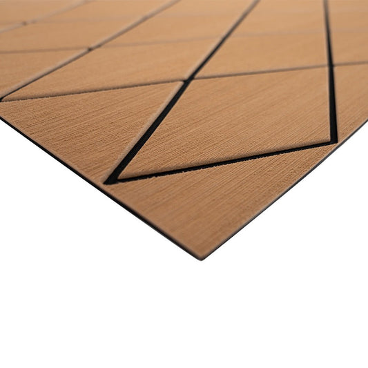 SeaDek 40" x 80" 6mm Two Color Diamond Full Sheet - Brushed Texture - Mocha/Black (1016mm x 2032mm x 6mm) - Marine Parts OnlyBoat OutfittingSeaDek