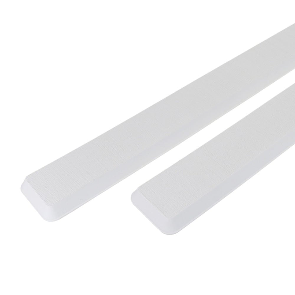 SeaDek Cockpit Coaming Bolster Set (2) - 4" x 39" &amp; 20mm Thick - White w/Brushed Texture - Marine Parts OnlyBoat OutfittingSeaDek