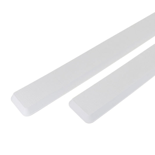 SeaDek Cockpit Coaming Bolster Set (2) - 4" x 39" &amp; 20mm Thick - White w/Brushed Texture - Marine Parts OnlyBoat OutfittingSeaDek