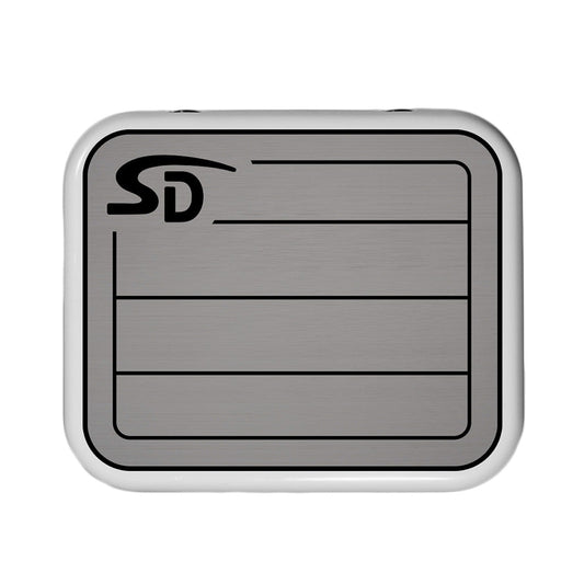 SeaDek YETI Roadie 24 Teak Cooler Pad - 6mm - Storm Grey/Black - Marine Parts OnlyBoat OutfittingSeaDek