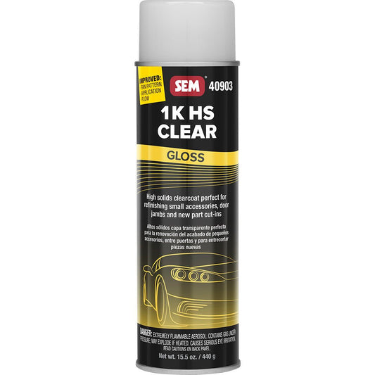 SEM 1K HS Clear - 20oz Aerosol Can - Gloss Finish - Marine Parts OnlyAutomotive/RVSEM