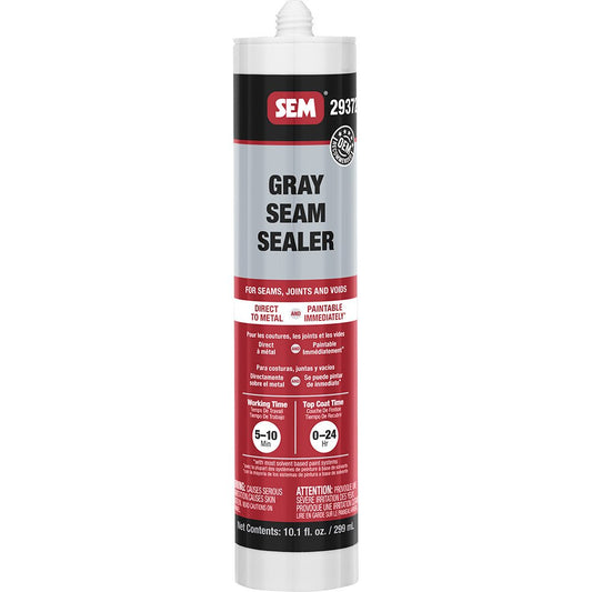 SEM 1K Seam Sealer - 10.1oz Tube - Grey - Marine Parts OnlyAutomotive/RVSEM