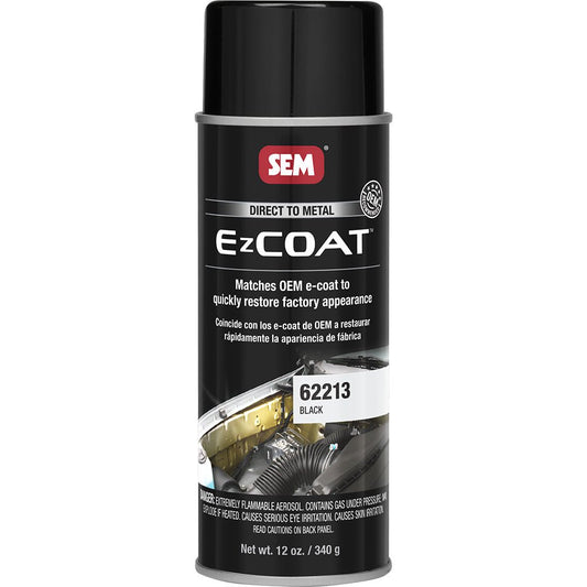SEM Ez Coat&trade; - 16oz Aerosol Can - Black - Marine Parts OnlyAutomotive/RVSEM