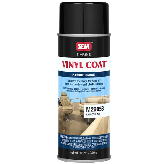 SEM Vinyl Coat&trade; - Ranger Black - 12oz - Marine Parts OnlyBoat OutfittingSEM