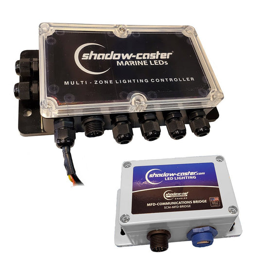 Shadow - Caster Ethernet Communications Bridge &amp; Multi - Zone Controller Kit - Marine Parts OnlyLightingShadow - Caster LED Lighting