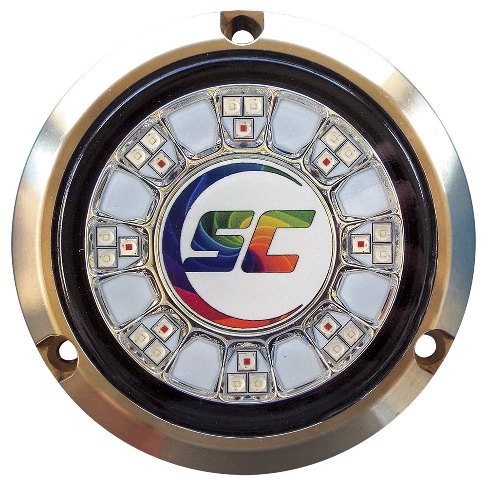 Shadow - Caster SCR - 24 Bronze Underwater Light - 24 LEDs - Full Color Changing - Marine Parts OnlyLightingShadow - Caster LED Lighting