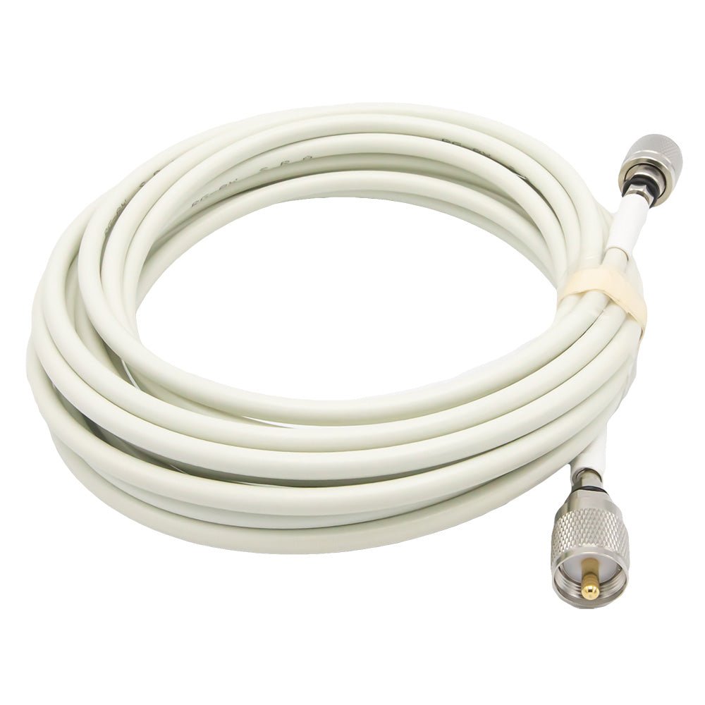 Shakespeare 20&39; Cable Kit f/Phase III VHF/AIS Antennas - 2 Screw On PL259S &amp; RG - 8X Cable w/FME Mini Ends Included - Marine Parts OnlyCommunicationShakespeare