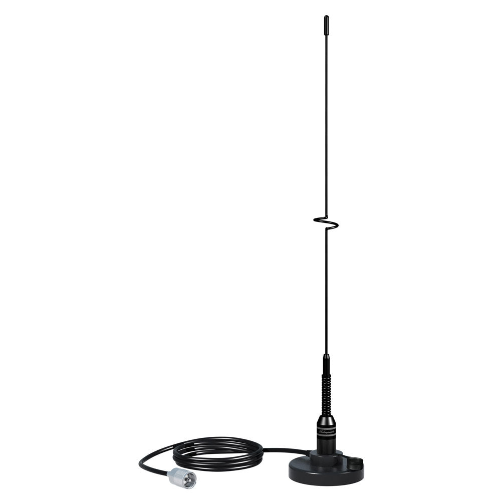 Shakespeare VHF 19" 5218 Black SS Whip Antenna - Magnetic Mount - Marine Parts OnlyCommunicationShakespeare