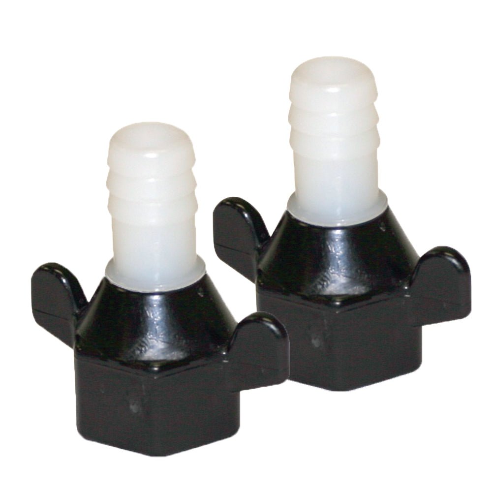 Shurflo by Pentair 1/2" Barb x 1/2" NPT - F Hex/Wingnut Straight Fitting (Pair) - Marine Parts OnlyMarine Plumbing & VentilationShurflo by Pentair