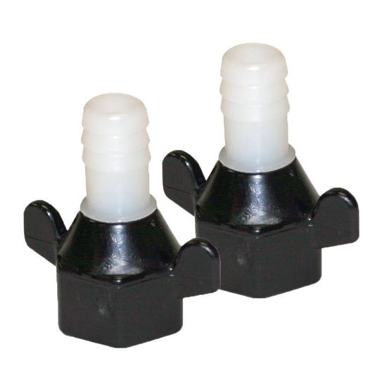 Shurflo by Pentair 1/2" Barb x 1/2" NPT - F Hex/Wingnut Straight Fitting (Pair) - Marine Parts OnlyMarine Plumbing & VentilationShurflo by Pentair