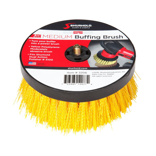 Shurhold 6 - &189;" Medium Brush f/Dual Action Polisher - Marine Parts OnlyWinterizingShurhold