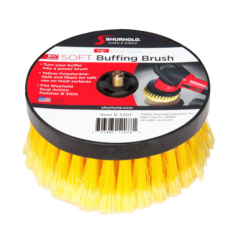 Shurhold 6 - &189;" Soft Brush f/Dual Action Polisher - Marine Parts OnlyWinterizingShurhold