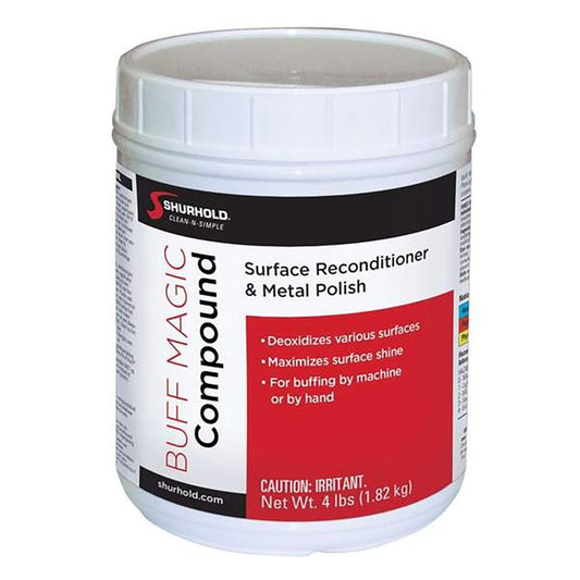 Shurhold Buff Magic Compound Surface Reconditioner &amp; Metal Polish - 4LB Jar - Marine Parts OnlyWinterizingShurhold