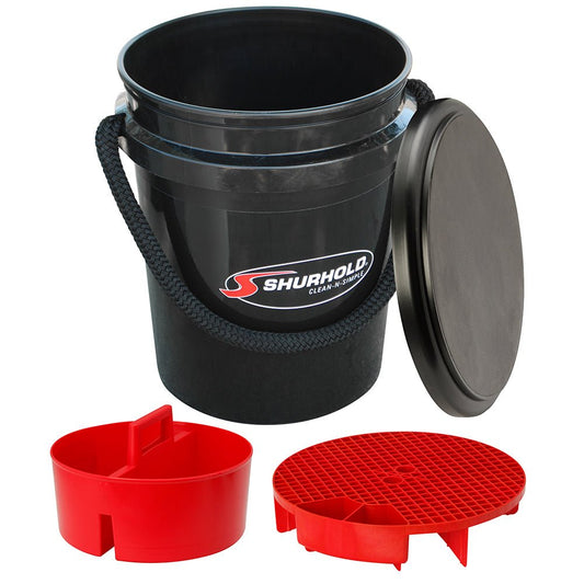 Shurhold One Bucket Kit - 5 Gallon - Black - Marine Parts OnlyWinterizingShurhold