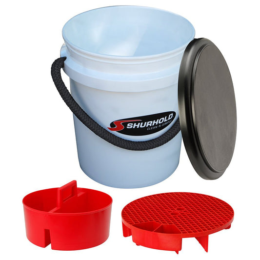 Shurhold One Bucket Kit - 5 Gallon - White - Marine Parts OnlyWinterizingShurhold