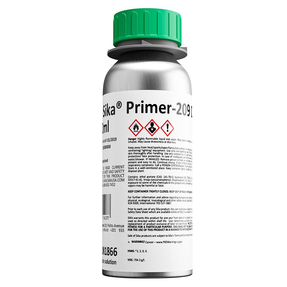 Sika Primer - 209 D Black 250ml Bottle - Marine Parts OnlyBoat OutfittingSika
