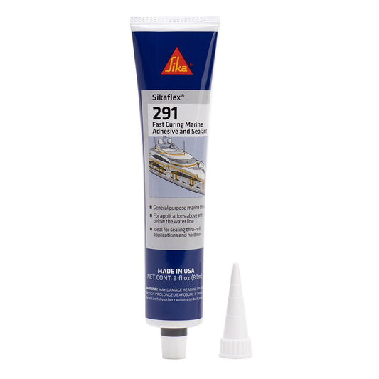 Sika Sikaflex&reg; 291 Fast Cure - Black - 3oz Tube - Marine Parts OnlyBoat OutfittingSika