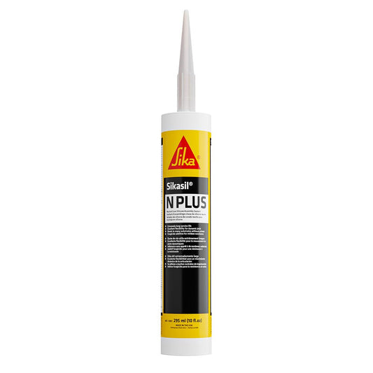 Sika Sikasil&reg; - N Plus White 10oz w/Nozzle - Marine Parts OnlyBoat OutfittingSika