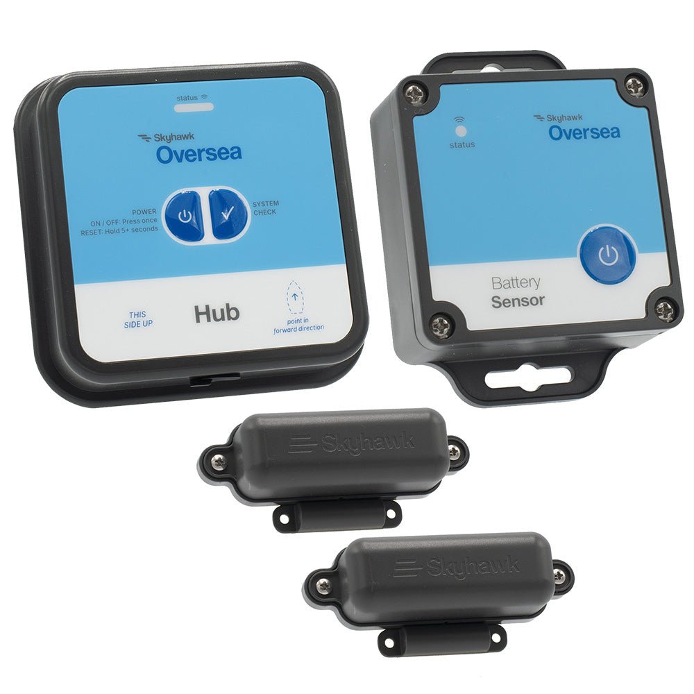 Skyhawk Oversea Pontoon Bundle Hub - 1 Oversea Hub, 1 Battery Sensor &amp; 2 Entry Sensors - Marine Parts OnlyBoat OutfittingSkyhawk Oversea