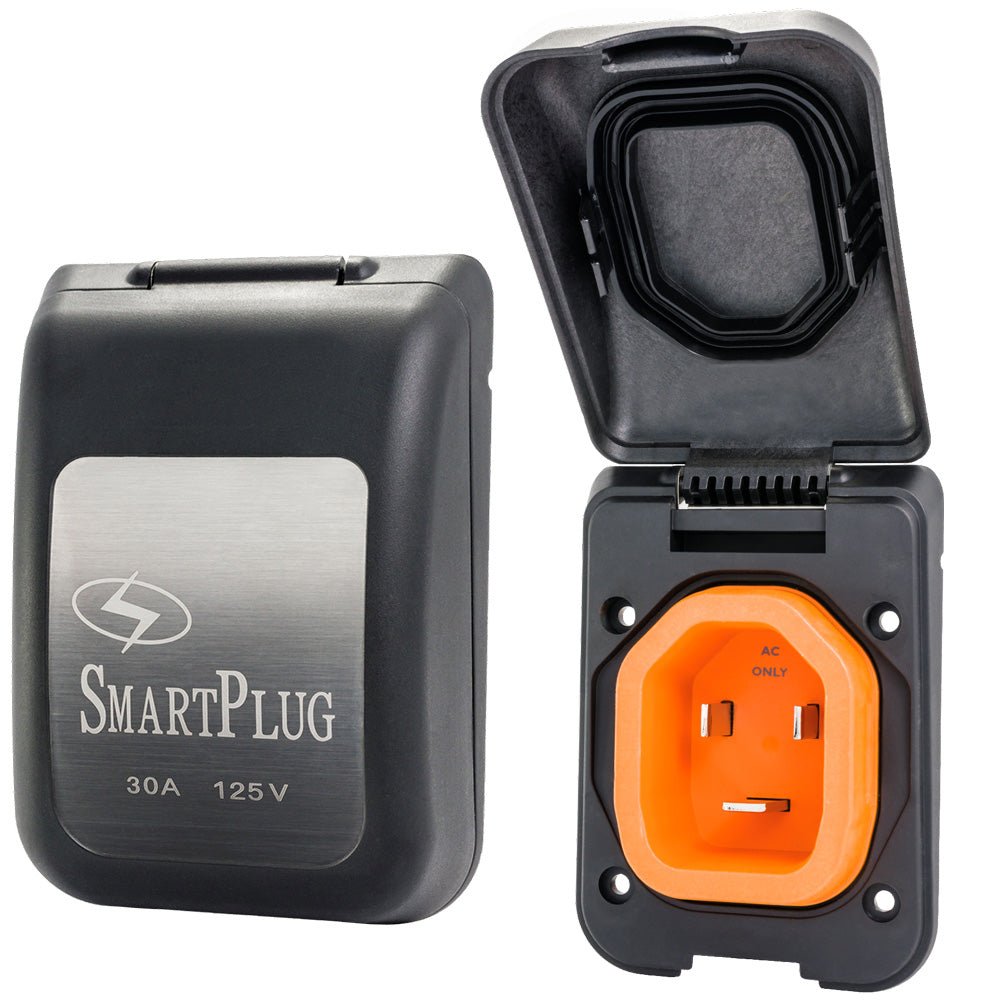 SmartPlug 30 AMP Male Non - Metallic Inlet Cover - Black - Marine Parts OnlyElectricalSmartPlug