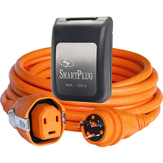 SmartPlug 30 AMP SmartPlug/Twist Type Cordset w/Black Inlet Cover - 50&39; - Marine Parts OnlyElectricalSmartPlug