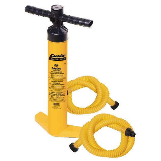 Solstice Watersports Turbo Duplex High Pressure Pump w/Gauge &amp; 2 Hoses - Marine Parts OnlyPaddlesportsSolstice Watersports