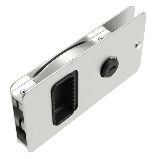 Southco Flush Sliding Door Latch - Square - Aluminum - Marine Parts OnlyMarine HardwareSouthco