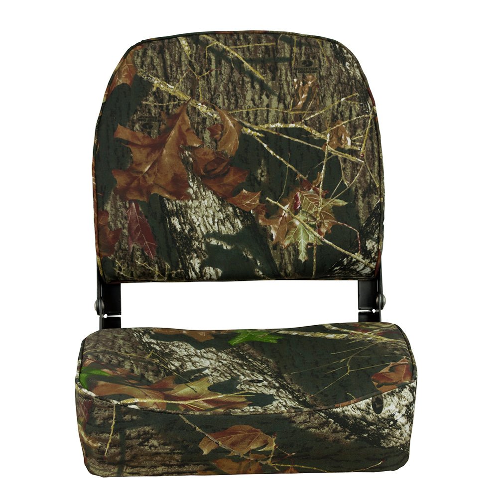 Springfield Economy Folding Seat - Mossy Oak Camo - Marine Parts OnlyBoat OutfittingSpringfield Marine