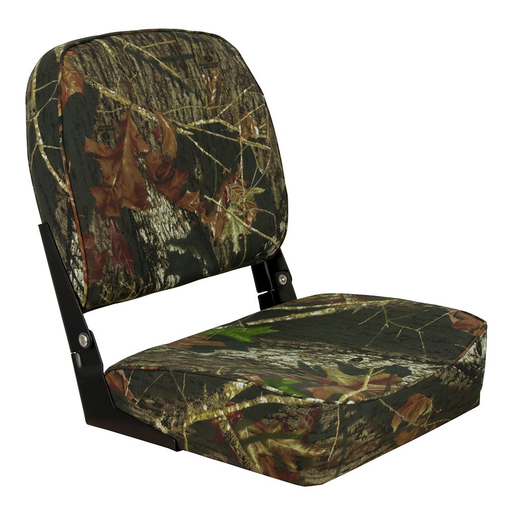 Springfield Economy Folding Seat - Mossy Oak Camo - Marine Parts OnlyBoat OutfittingSpringfield Marine